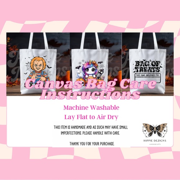 Custom Camouflage Ghost Halloween Tote Bag - Picture 3 of 3